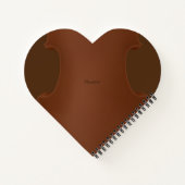 弦楽器チェロヴァイオリンヴィオラハート ノートブック (裏面)