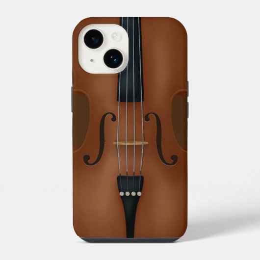 弦楽器 チェロ バイオリン ビオラ 詳細 iPhoneケース (裏面)