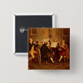 弦楽四重奏 缶バッジ (正面&裏面)