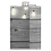 弦灯フロラルリース素朴結婚ズ フラスク (裏面)