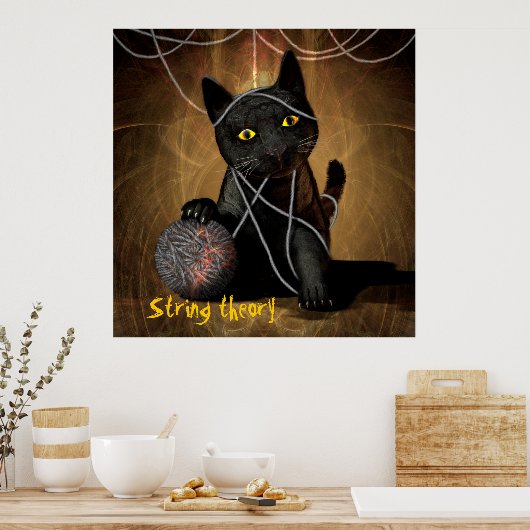 弦理論 ポスター (キッチン)
