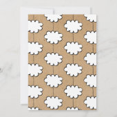 弦素朴《キリスト教》洗礼式や命名式バプテスマの雲 招待状 (裏面)