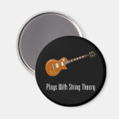 弦論遊理論を使った – ギター マグネット (正面/裏面)