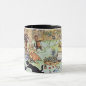 弱々しいルイ-猫の庭師 マグカップ (中央)