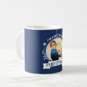 弱いののためのMom博士-ない コーヒーマグカップ (正面左)