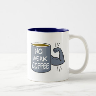弱いコーヒーはない ツートーンマグカップ