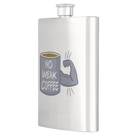 弱いコーヒーはない フラスク (左)