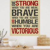 弱いポスターの時は強い – 砂 ポスター (キッチン)