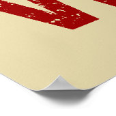 弱いポスターの時は強い – 砂 ポスター (角)