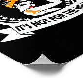 弱いリボン用でないPrader Wili症候群ママ ポスター (角)