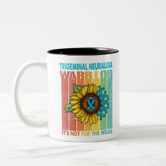 弱い三叉神経痛戦士 ツートーンマグカップ (左)
