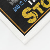 弱い人には向かないトラックの運転手 フリースブランケット (角)