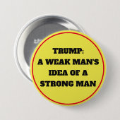 弱い切札は"人を配置します強い人のアイディアに" 缶バッジ (正面&裏面)