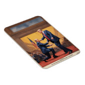 弱い相手ジョーと戦うドナルド・トランプ マグネット (右側)