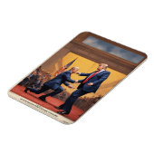 弱い相手ジョーと戦うドナルド・トランプ マグネット (左側)