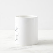 弱い研究マグカップ コーヒーマグカップ (中央)