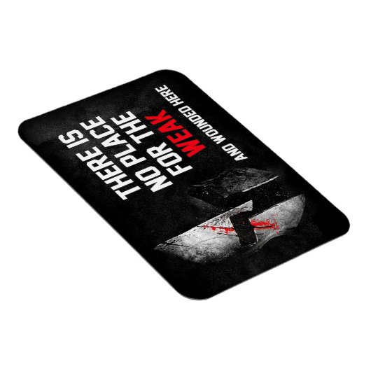 弱い者と傷ついた者の居場所はない マグネット (右側)