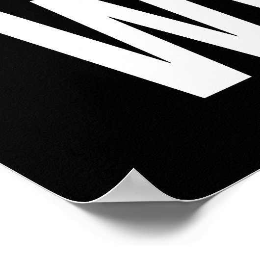 弱い者には言い訳がある – 成功やる気を起こさせる ポスター (角)