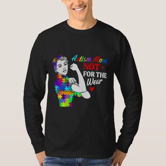 弱い者のためではない自閉症の母親 Tシャツ (正面)