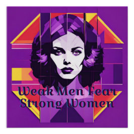 弱い者は強い女を恐れる ポスター