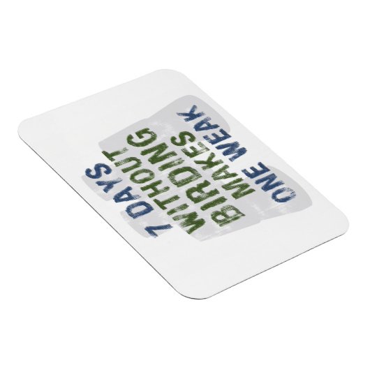 弱い野鳥観察を持たずに マグネット (右側)