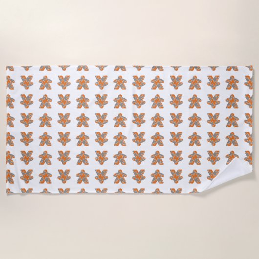 弱い ビーチタオル (正面)