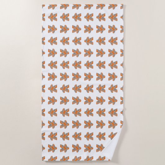 弱い ビーチタオル (正面)