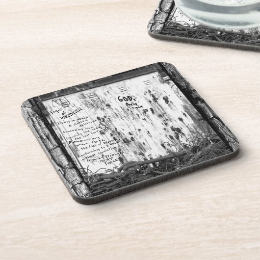 弱さのシンボルや象徴 コースター (左側)