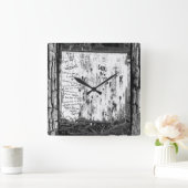 弱さのシンボルや象徴 スクエア壁時計 (ホーム)