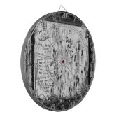 弱さのシンボルや象徴 ダーツボード (正面左)