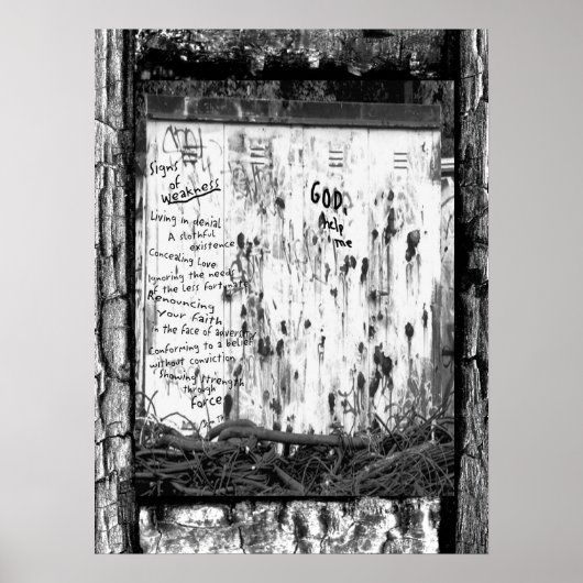 弱さのシンボルや象徴 ポスター (正面)