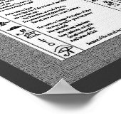 弱さのシンボルや象徴 ポスター (角)