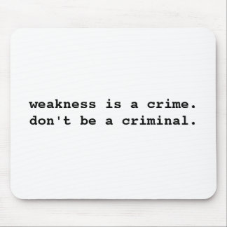 弱さのマウスパッド マウスパッド