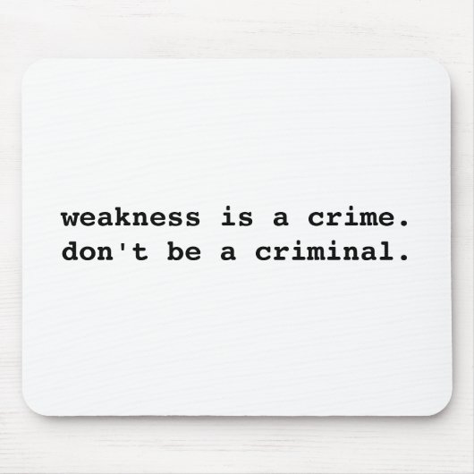 弱さのマウスパッド マウスパッド (正面)