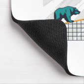 弱気と強気 – 市場チャート マウスパッド (コーナー)