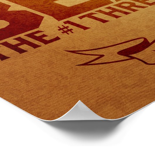 弱気な殺害機向けポスターをおもしろい貼る ポスター (角)