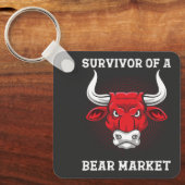 弱気市場キーチェーンの生存者 キーホルダー (正面)