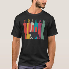 弱気相場 | トレーダー | シンプル デザイン Tシャツ