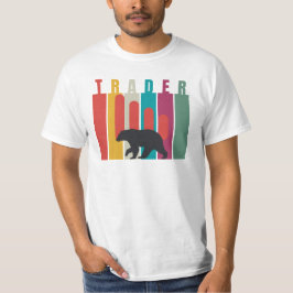弱気相場 | トレーダー | シンプル デザイン Tシャツ