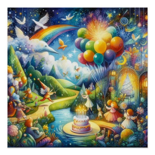 弱気誕生祝い ポスター (正面)