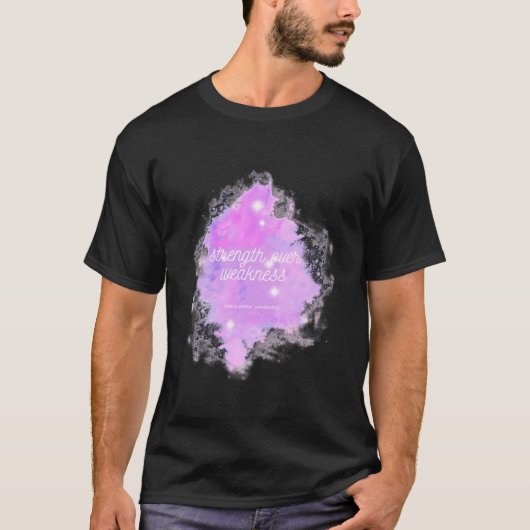 弱点に対する強さ銀河系- Preeclampsia Aware Tシャツ (正面)