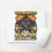 弱点は選択フィットネス体操やる気を起こさせる業 マウスパッド (マウス)