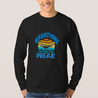 弱者は呼吸する スポーツ 水泳 Tシャツ