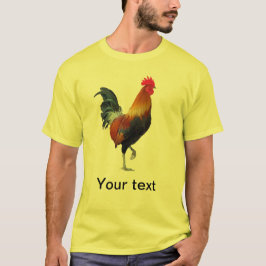 張りカラフル付けルースターTシャツ Tシャツ