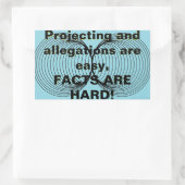 張り出しと申し立ては簡単! 長方形シール (バッグ)