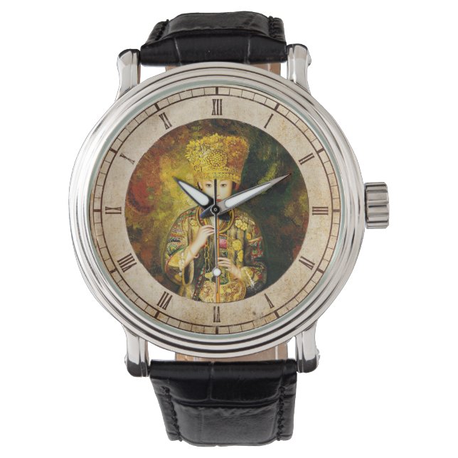 張保モン文化ガールはパイピングレディ中国のー 腕時計 (正面)