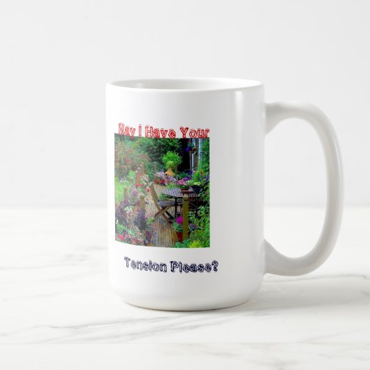 張力は襲います コーヒーマグカップ (右)