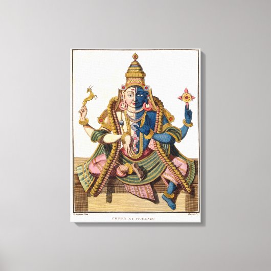 張原「ボヤージオーインデエとラ・シネ」bより キャンバスプリント (正面)