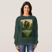 張家界国有林公園 スウェットシャツ (正面フル)