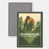 張家界国有林公園 マグネット (正面/裏面)